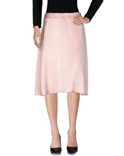 Dondup Midi Skirts In Pink