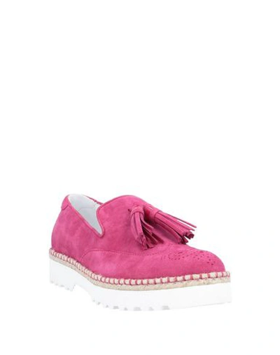 Hogan Loafers In Purple