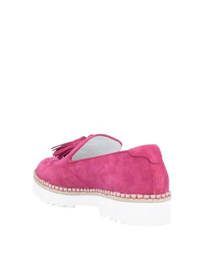 Hogan Loafers In Purple