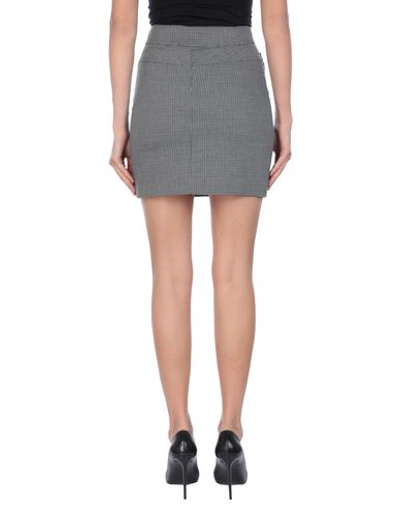 Shop Alexander Wang Mini Skirt In Grey