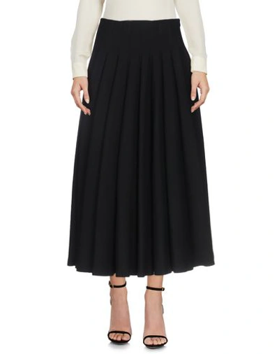 Shop Alaïa Maxi Skirts In Black