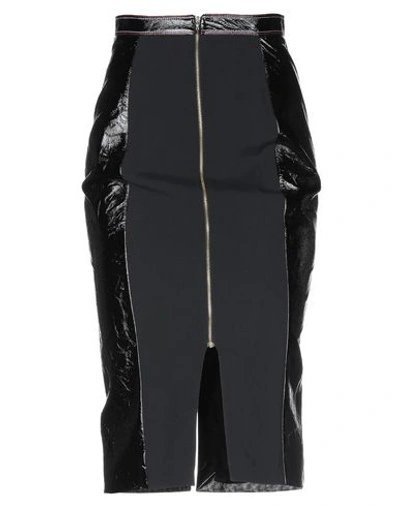 Shop Roland Mouret Midi Skirts In Black