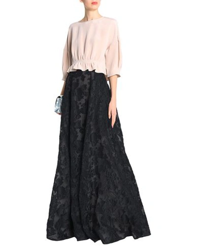 Shop Emilia Wickstead Maxi Skirts In Black