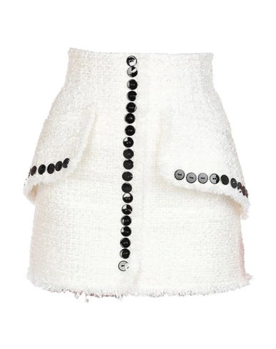 Shop Alexander Wang Mini Skirt In White