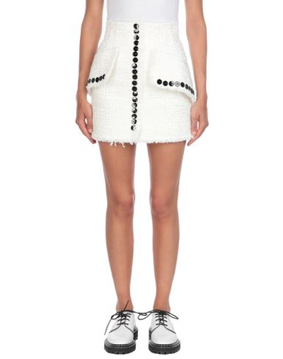 Shop Alexander Wang Mini Skirt In White