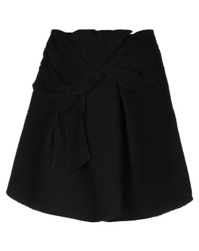 Shop Dondup Midi Skirts In Black