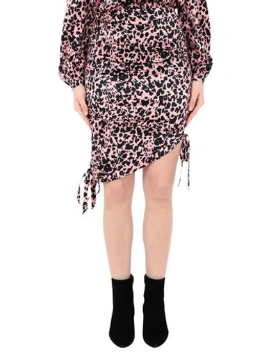 Shop Laneus Woman Midi Skirt Pink Size 6 Silk, Elastane