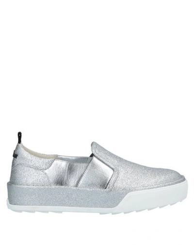 Hogan Rebel Sneakers In Silver