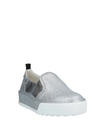 Hogan Rebel Sneakers In Silver