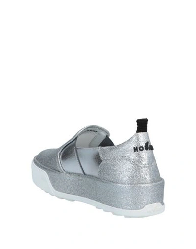 Hogan Rebel Sneakers In Silver