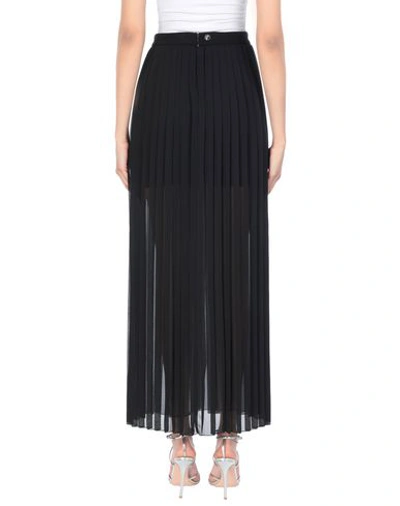 Shop Versace Maxi Skirts In Black