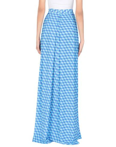 Shop Alcoolique Maxi Skirts In Sky Blue