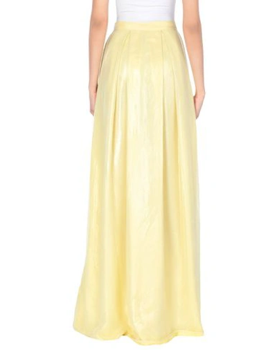 Shop Alcoolique Maxi Skirts In Yellow