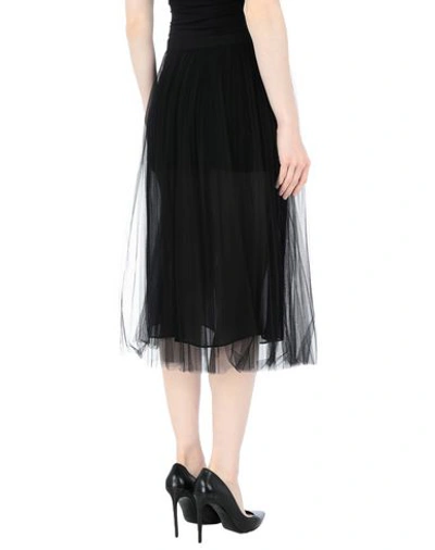 Shop Versace Midi Skirts In Black