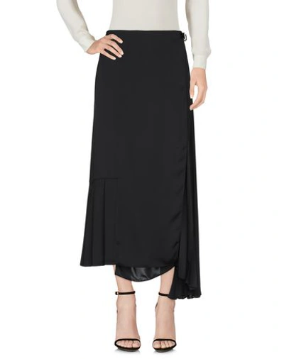 Shop Prada Woman Long Skirt Black Size 8 Polyester