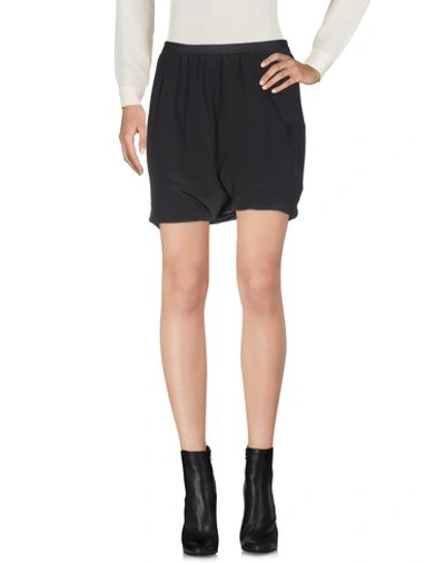 Shop Rick Owens Mini Skirt In Black