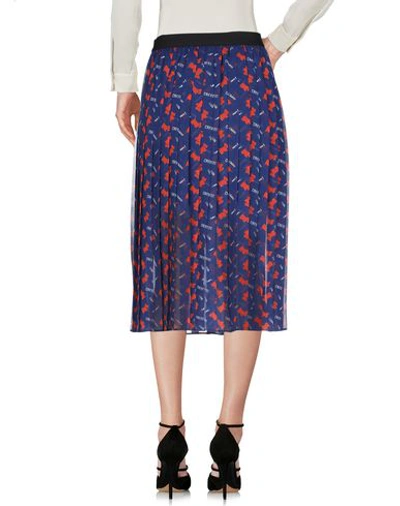 Pinko Midi Skirts In Blue