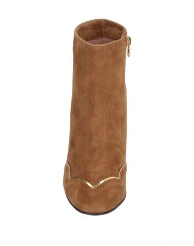 Shop L'autre Chose Ankle Boot In Camel