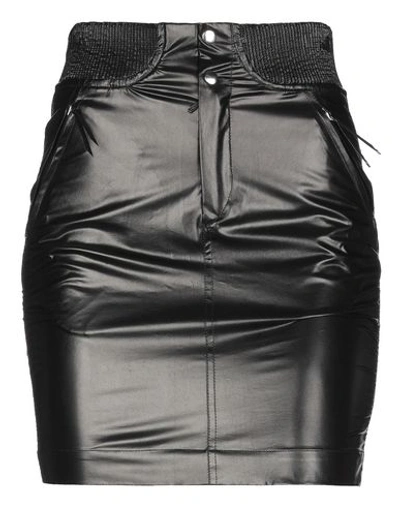 Shop Isabel Marant Woman Mini Skirt Steel Grey Size 8 Silk