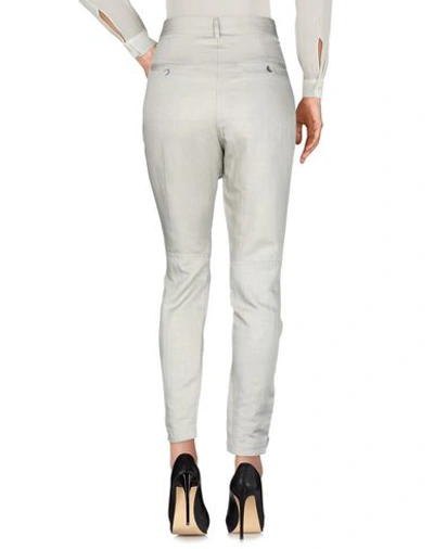 Shop Mauro Grifoni Casual Pants In Light Grey