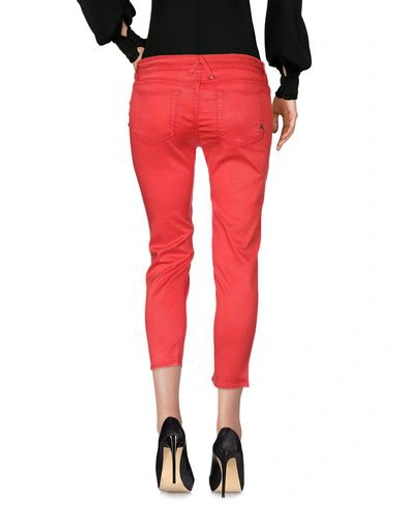Shop Cycle Cropped Pants & Culottes In Red