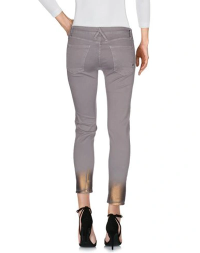 Shop Cycle Woman Pants Dove Grey Size 29 Cotton, Elastane