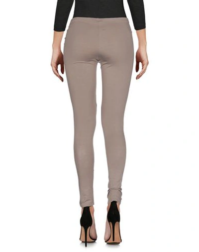 Shop Della Ciana Leggings In Dove Grey