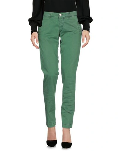 Shop Monocrom Casual Pants In Green