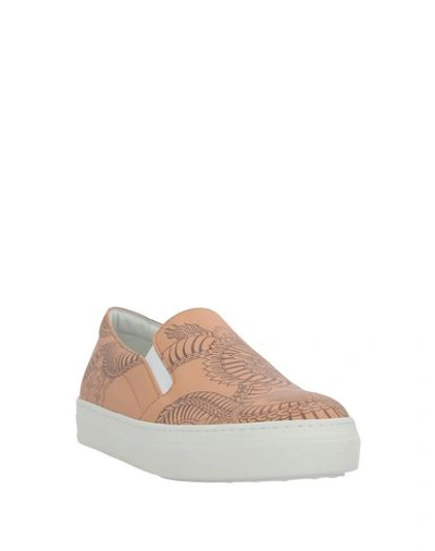 Tod's Sneakers In Beige