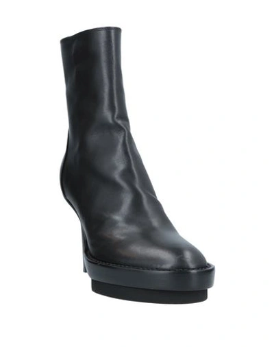 Shop Ann Demeulemeester Ankle Boots In Black