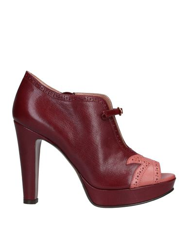 L'Autre Chose Ankle Boot In Maroon | ModeSens