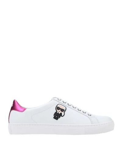 Shop Karl Lagerfeld Sneakers In White