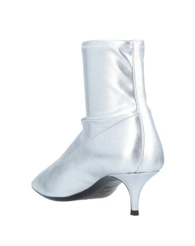Giuseppe Zanotti Ankle Boots In Silver
