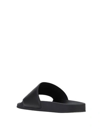 Shop Karl Lagerfeld Kondo Ii Ikonic Slide Woman Sandals Black Size 6 Polyester