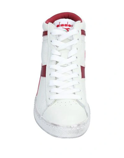 Shop Diadora Woman Sneakers White Size 5.5 Soft Leather