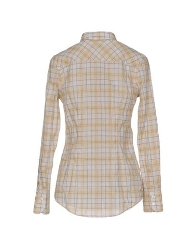 Shop Fred Perry Checked Shirt In Beige