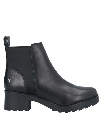 Shop Windsor Smith Ankle Boots In Black