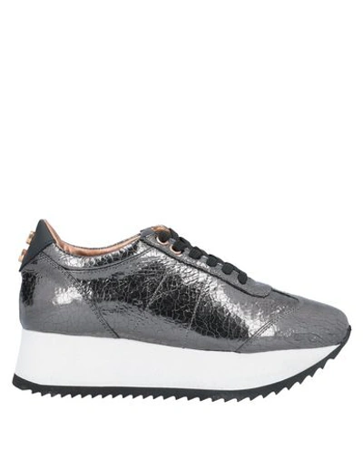 Shop Alexander Smith Sneakers In Steel Grey