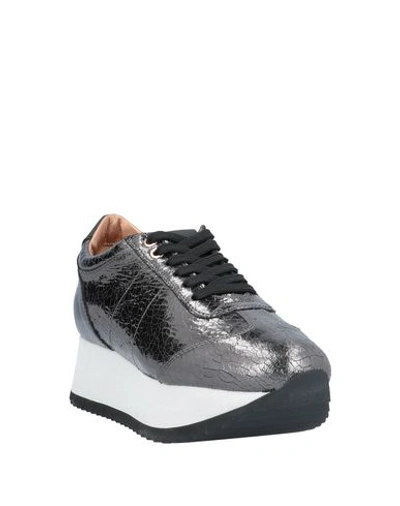 Shop Alexander Smith Sneakers In Steel Grey