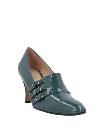 Shop Antonio Barbato Pump In Deep Jade