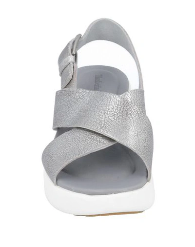 Shop Timberland Sandals In Silver