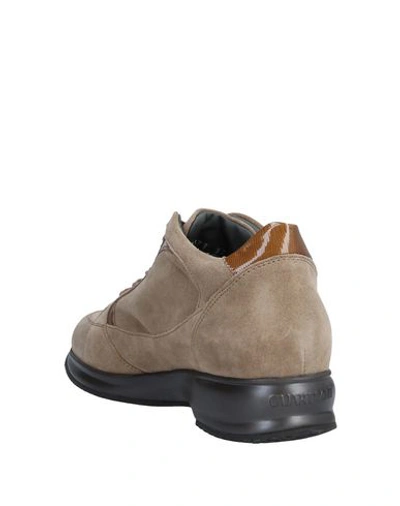 Shop Alberto Guardiani Sneakers In Beige