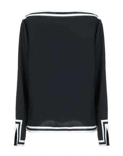 Shop Versace Blouse In Black