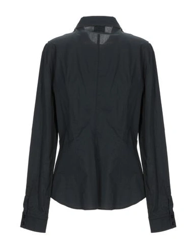 Shop Alviero Martini 1a Classe Solid Color Shirts & Blouses In Black