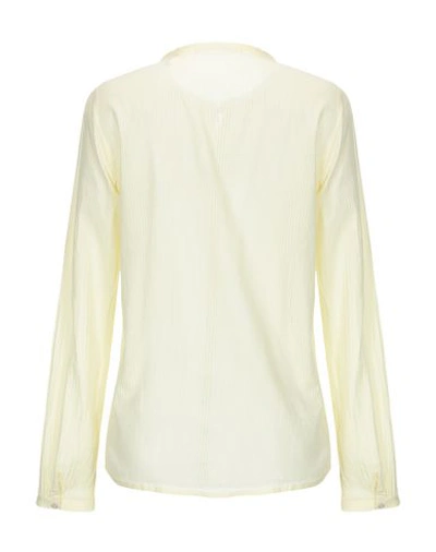 Shop Maison Scotch Solid Color Shirts & Blouses In Yellow