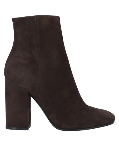 Shop Lerre Ankle Boot In Dark Brown