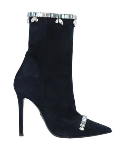 Shop Aperlai Ankle Boot In Dark Blue