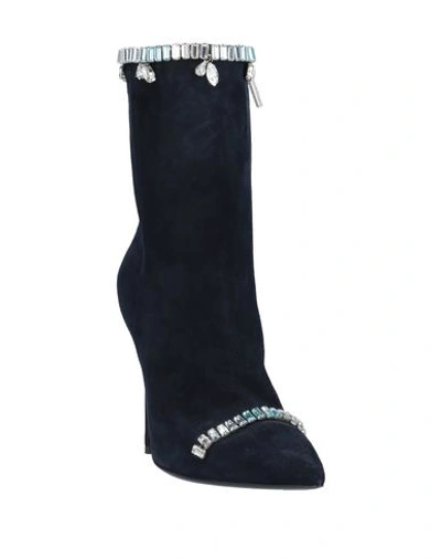 Shop Aperlai Ankle Boot In Dark Blue