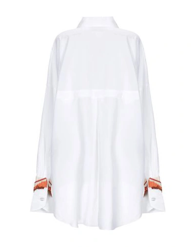 Shop Antonia Zander Solid Color Shirts & Blouses In White