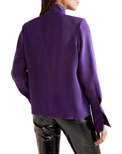 Shop Marc Jacobs Blouses In Purple